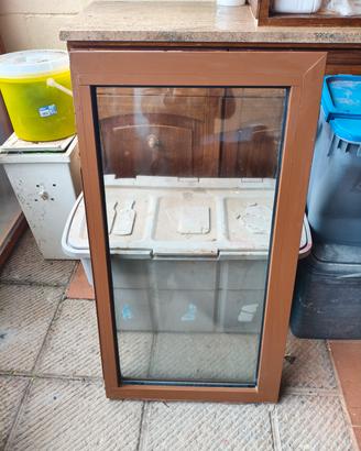 Finestra fissa in alluminio con vetro termico 