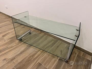 Tavolo in cristallo anni ‘70