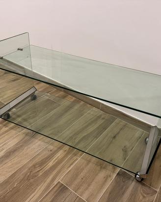 Tavolo in cristallo anni ‘70