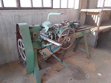 tornio per legno  e ferro antico 