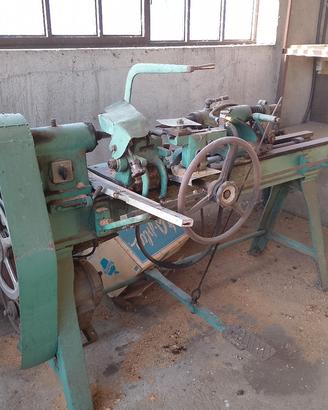 tornio per legno  e ferro antico 