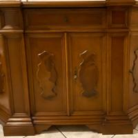 Mobile da ingresso in legno massello stile classic