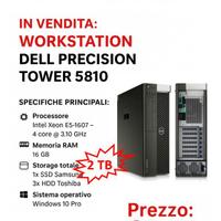 desktop pc DELL 5810 IntelXeon 16gbRAM 2TB