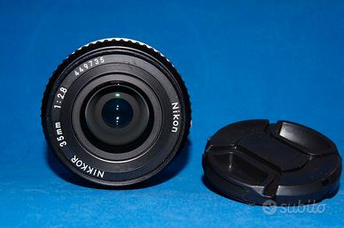 Nikon Nikkor AI 35 mm f 2,8 , tappi