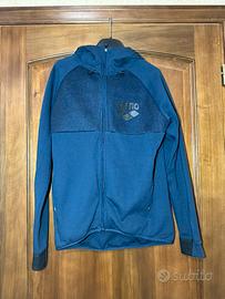 Felpa con zip Arena tg S