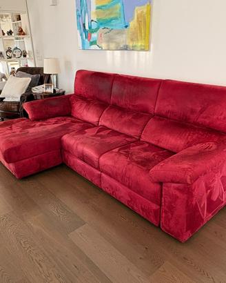 Divano 3 posti con chase-longue