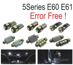 KIT 18 LAMPADE LED INTERNE BMW E60 E61 M5 520I 523