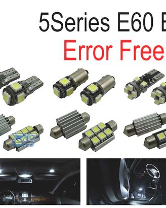 KIT 18 LAMPADE LED INTERNE BMW E60 E61 M5 520I 523