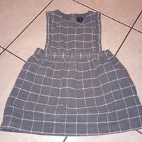  Vestito flanella grigio a quadri Kiabi