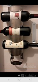2 Porta bottiglie da parete ikea in acciaio fatto