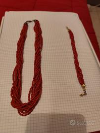collana e bracciale vintage 