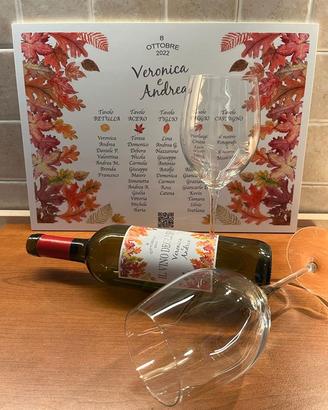 Wedding planner - tableau mariage - personalizzato