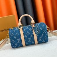 Borsa a mano in stile denim Louis Vuitton