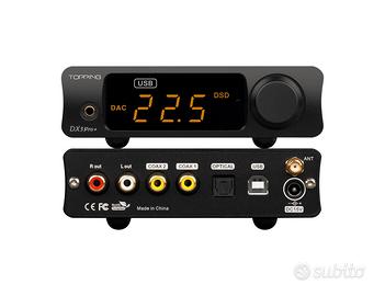 Topping DX3 Pro+ DAC  NFCA Amplificatore 