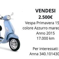 Vespa Primavera 150 cc
