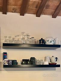 Set 2 mensole galleggianti