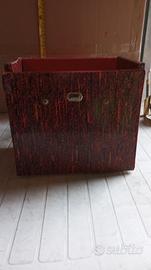 porta vinili vintage 