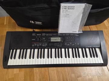 Casio CTK-3000, Supporto, Borsa, Pedale,alimentato