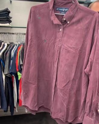 Camicia Ralph Lauren bordeaux XL/XXL Grado A 0007