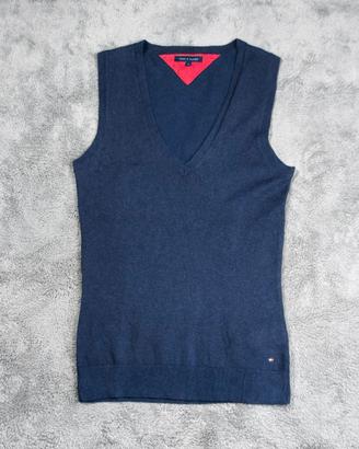 Gilet donna Tommy Hilfiger blu navy S