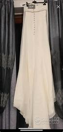 Vestito da sposa bianco taglia 40