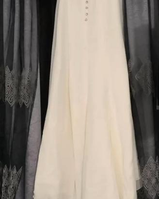 Vestito da sposa bianco taglia 40