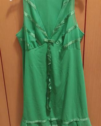 Camicia da notte Vintage Verde Smeraldo Taglia S
