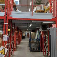 Scaffalatura soppalco