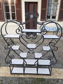 Scaffale in Ferro lavorato Artistico – Pezzo Unico