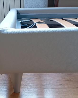 Letto singolo in ecopelle