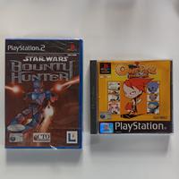 Star Wars Bounty Hunter PS2 +One Piece Mansion Ps1