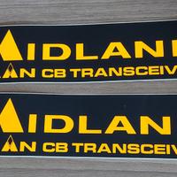 1adesivo Midland Alan CB transceiver grande 24 x 6