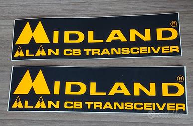 1adesivo Midland Alan CB transceiver grande 24 x 6