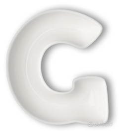 Ciotolina Brandani lettera G porcellana