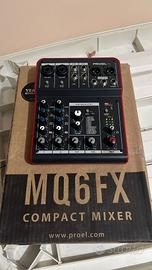 Mixer Proel 4 canali MQ6FX