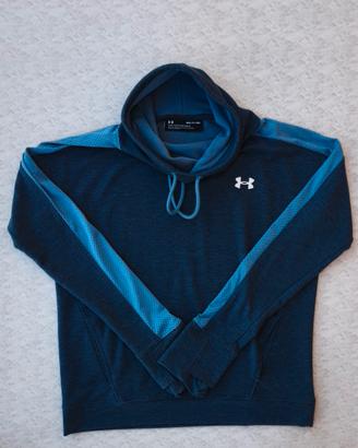 Felpa-Under Armour-Donna-TG S-Blue melange!