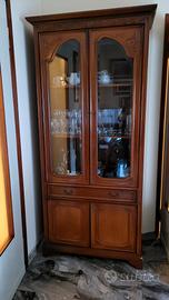 Splemdida vetrina noce massello anni 70