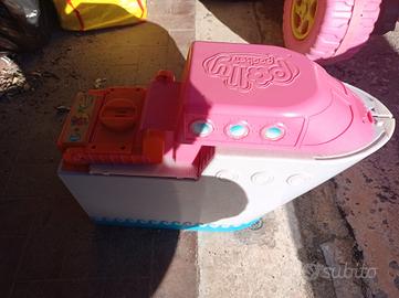 nave con piscina Polly Pocket 