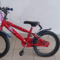 bicicletta dai quattro agli otto anni unisex