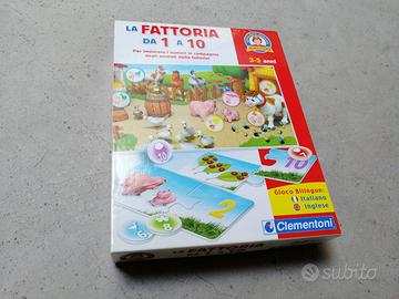 Gioco bilingue fattoria Clementoni