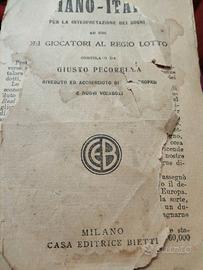 Libro antica cabala del lotto