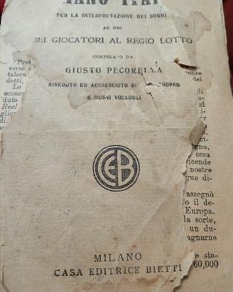 Libro antica cabala del lotto