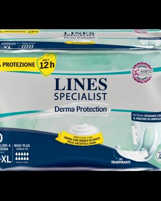 pannoloni lines derma protection XL livello 10