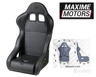 Sedile OMP TRS LEGEND similpelle sky FIA gaming