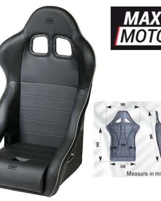 Sedile OMP TRS LEGEND similpelle sky FIA gaming