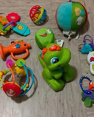 Giochi neonati, palla pianola draghetto chiavi ..