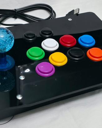 Arcade Stick per PC autocostruito NUOVO