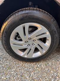 4 cerchi lega da 18 range rover evoque + 4 gomme