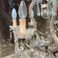 Lampadario in cristallo stile Maria Teresa 