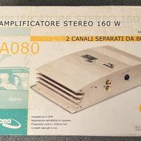Amplificatore stereo 160W, nuovo